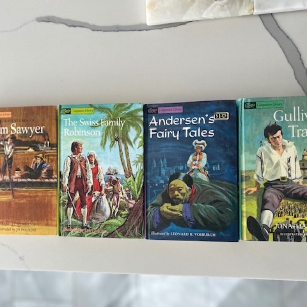 Vintage 1963 Companion Library l Four Classics l Hard Cover